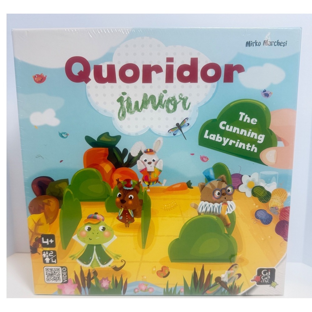 Quoridor Junior Cunning Labyrinth Kids Game Ages 4+ Sealed Made in France